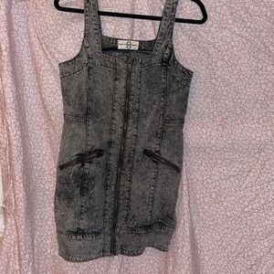 Denim Free People Mini Dress